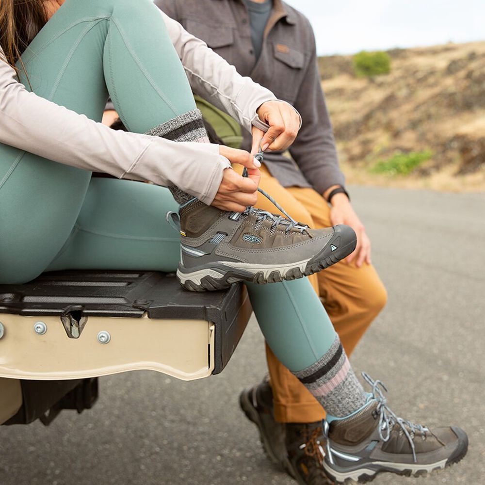 Bottes de Randonnée Keen Femme Marron | Targhee Iii Waterproof Mid | JCATE-7146